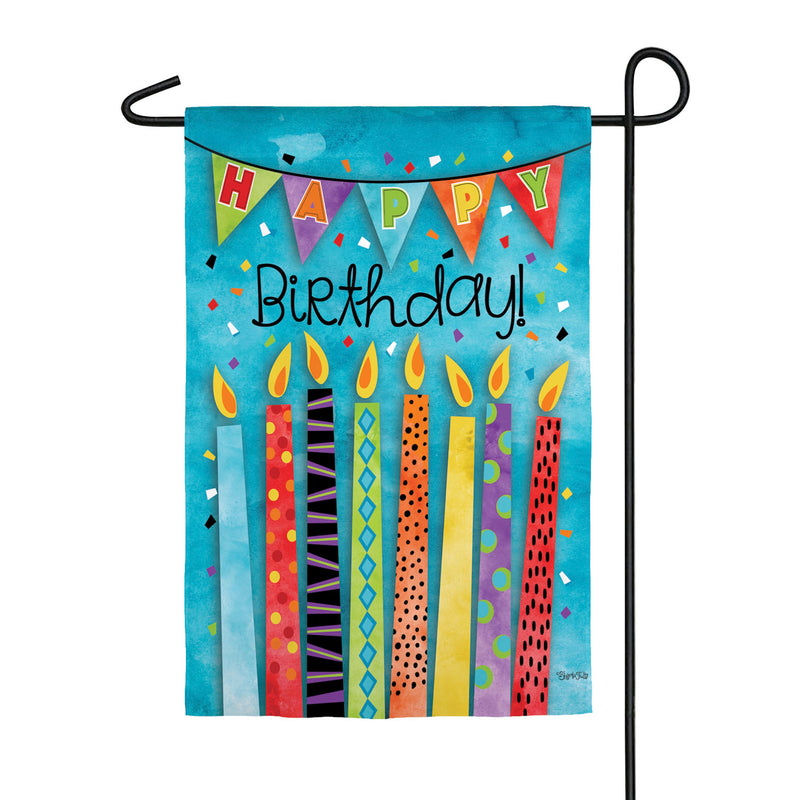 Birthday Celebration Garden Suede Flag,14s8977fb