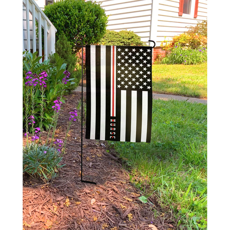 Nurse Thin Line Garden Suede Flag,14s9793