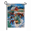 Tree Farm Solar LED Garden Flag,14sl8657