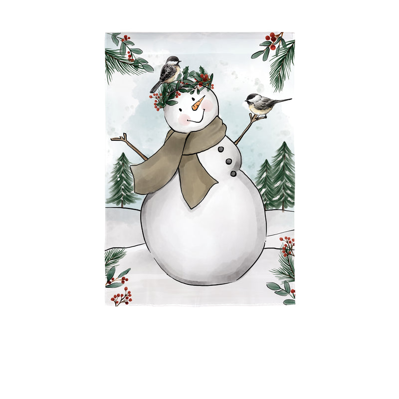 Snowman Applique House Flag,1510017