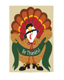 Be Thankful Applique House Flag,15146an
