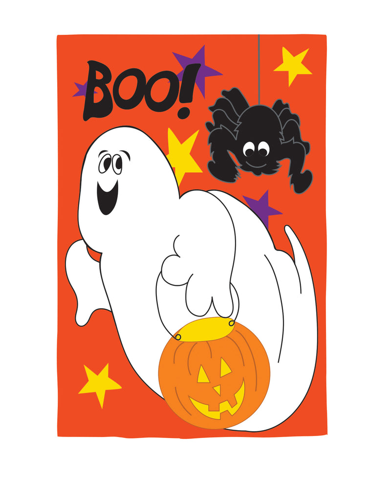 Boo Buds Applique House Flag,15269an