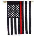 Thin Red Line House Applique Flag,158822