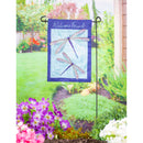 Pair of Dragonflies House Applique Flag,159261