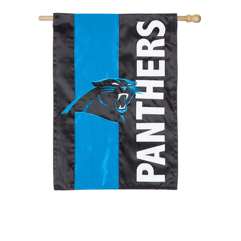 Carolina Panthers, Embellish Reg Flag,15sf3804