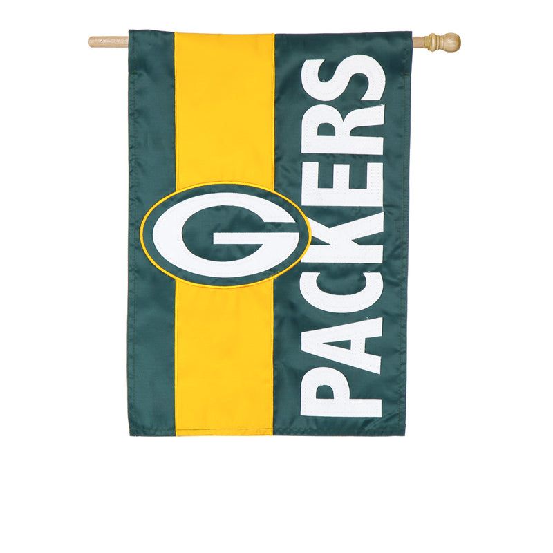 Green Bay Packers, Embellish Reg Flag,15sf3811