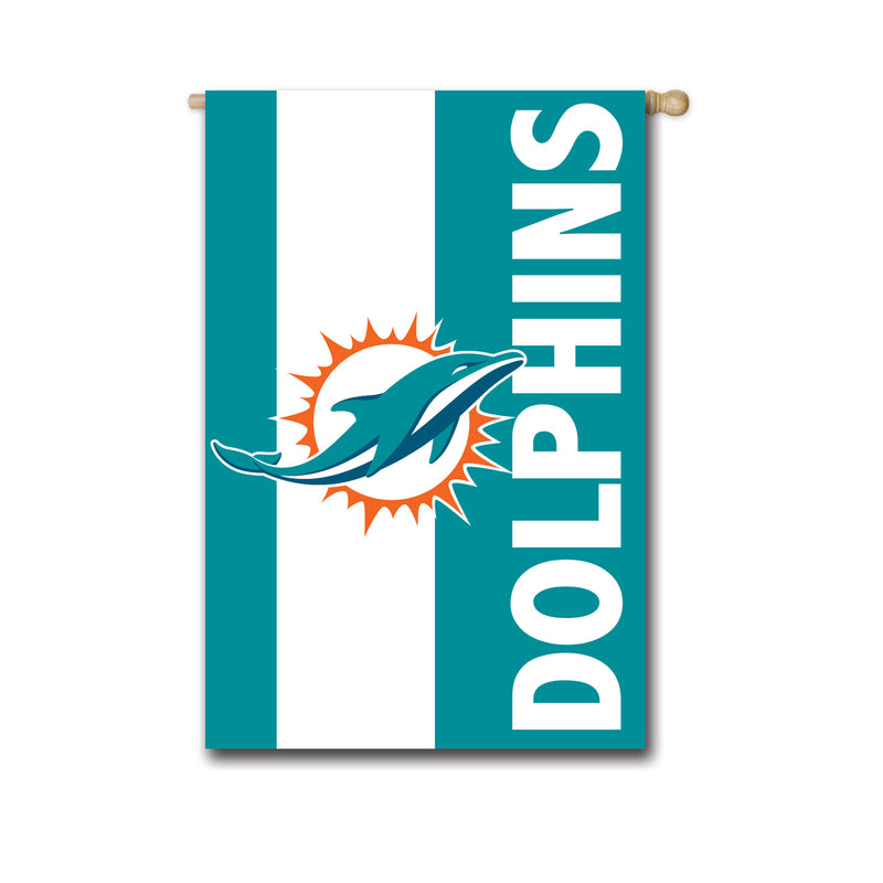 Miami Dolphins, Embellish Reg Flag,15sf3816b