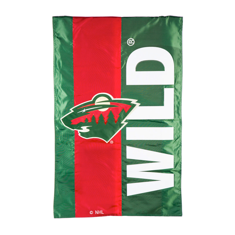 Minnesota Wild, Embellish Reg Flag,15sf4363