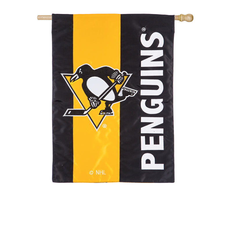 Pittsburgh Penguins, Embellish Reg Flag,15sf4372