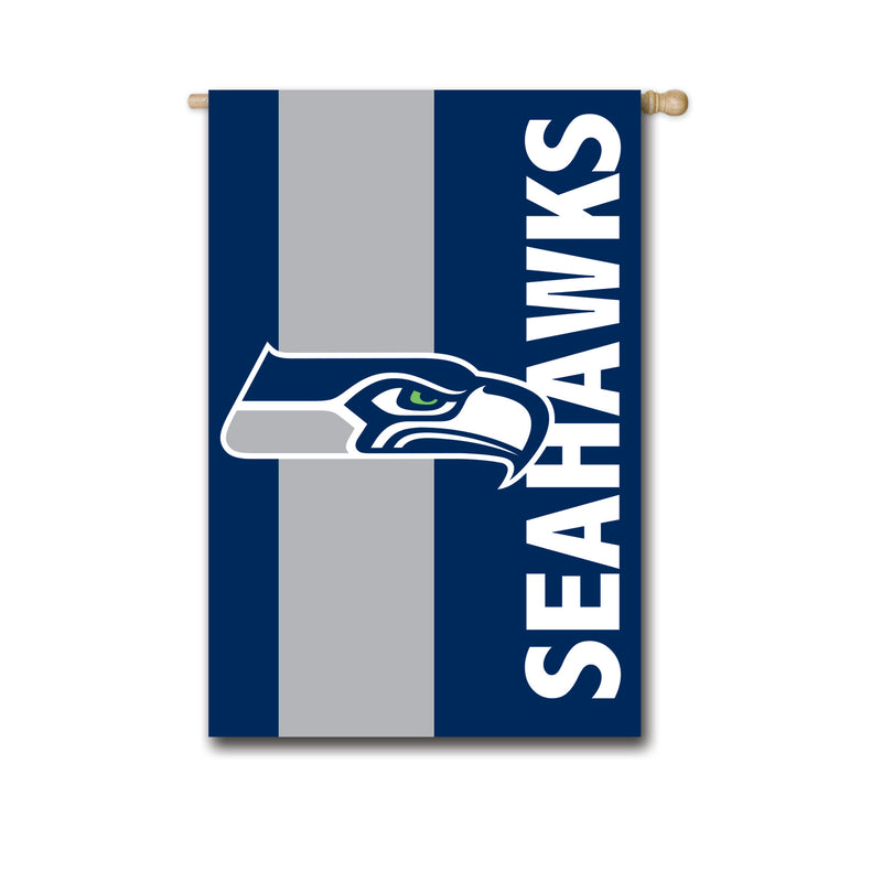 Seattle Seahawks, Embellish Reg Flag,15sf3827