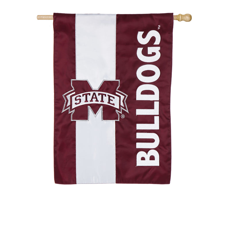 Mississippi State University, Embellish Reg Flag,15sf948