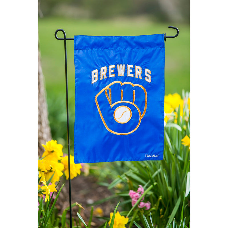 Applique Flag, Gar, Milwaukee Brewers,164215