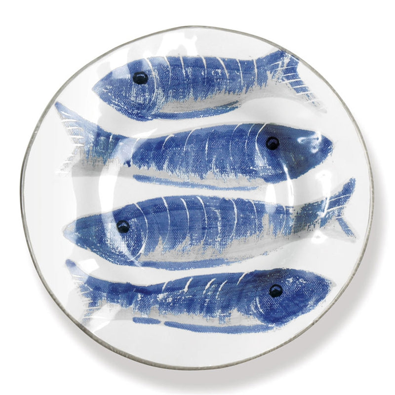 Napa Home Garden, PESCI PLATE BLUE,1653