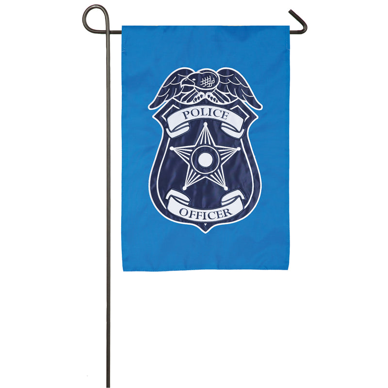 Police Department Garden Applique Flag,168609