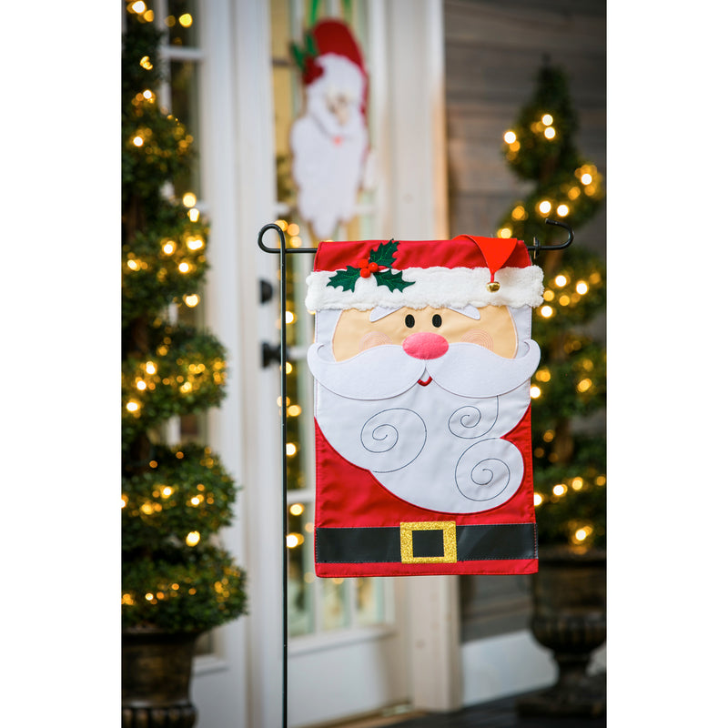 Santa Claus Garden Applique Flag,168848