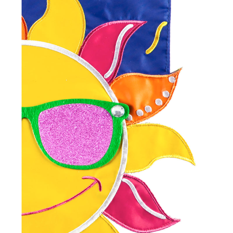 Hot Hot Hot Sun Garden Applique Flag,168927