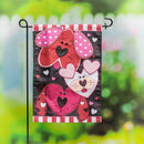 Puppy Love Garden Applique Flag,169433