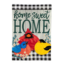 Portly Birds Garden Applique Flag,169477