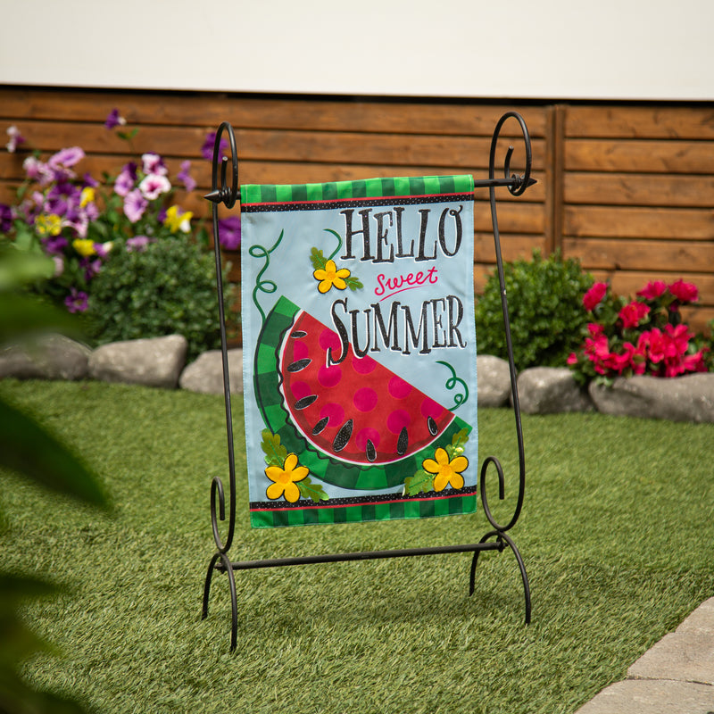 Hello Sweet Summer Applique Garden Flag,169802