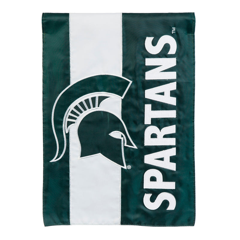 Michigan State University, Embellish GDN Flag,16sf971