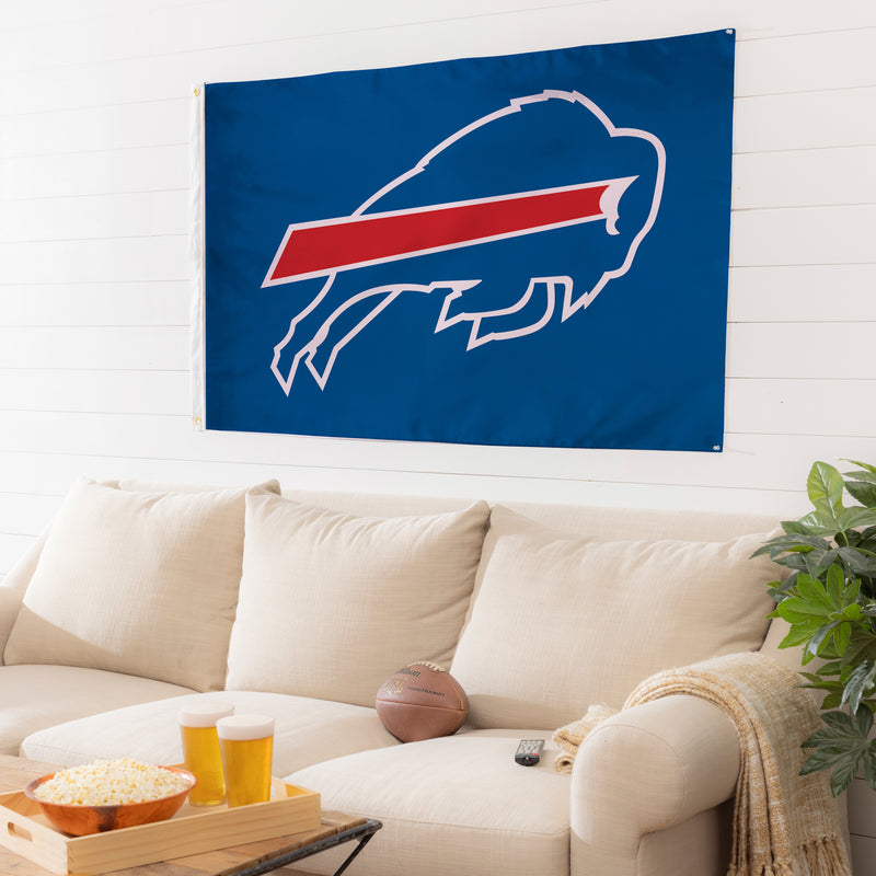 3'x5' Single Sided Flag w/ 2 Grommets, Buffalo Bills,173803