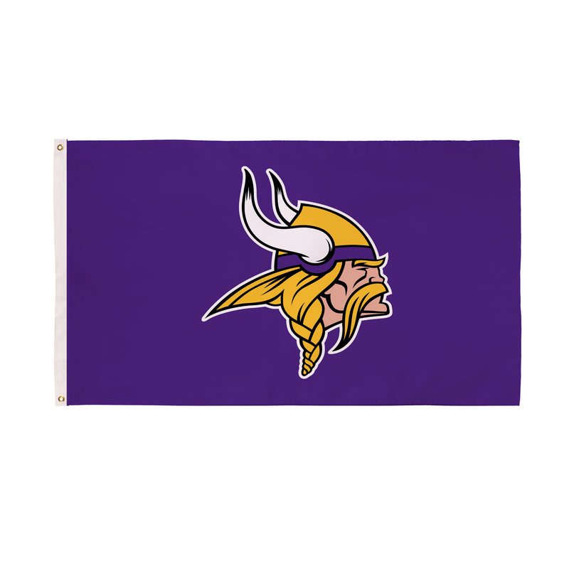 3'x5' Single Sided Flag w/ 2 Grommets, Minnesota Vikings,173817