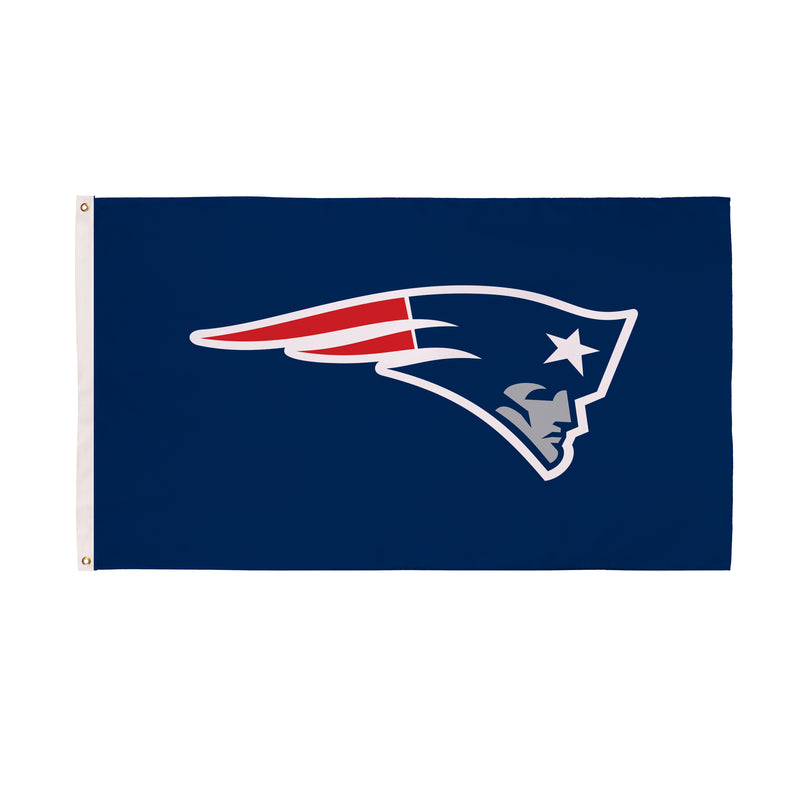 3'x5' Single Sided Flag w/ 2 Grommets, New England Patriots,173818