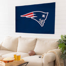 3'x5' Single Sided Flag w/ 2 Grommets, New England Patriots,173818