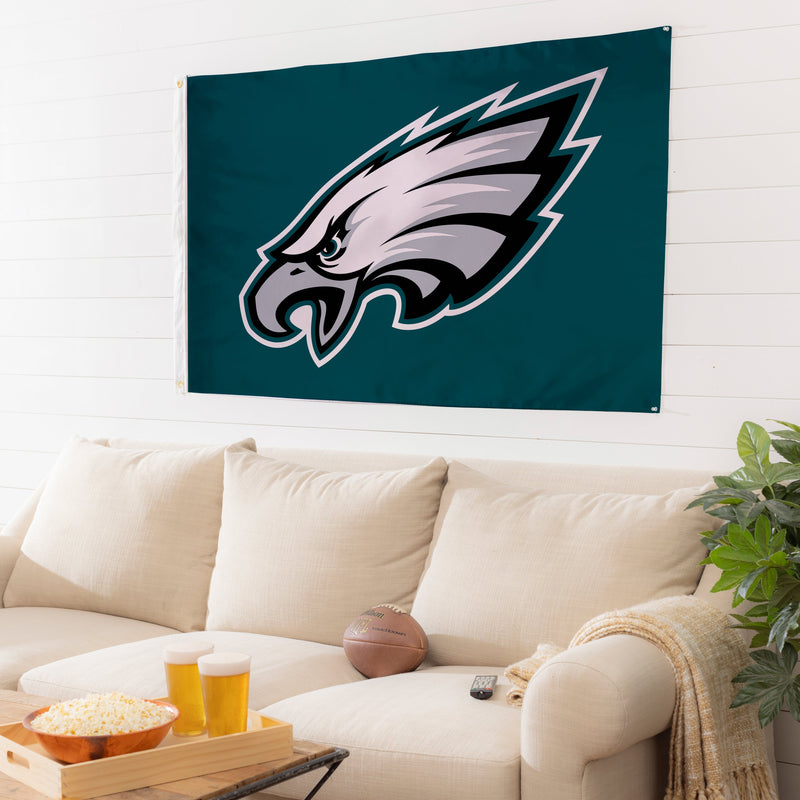 3'x5' Single Sided Flag w/ 2 Grommets, Philadelphia Eagles,173823