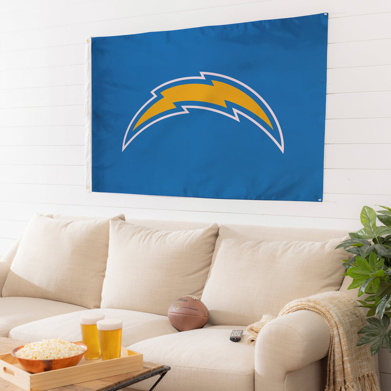 3'x5' Single Sided Flag w/ 2 Grommets, Los Angeles Chargers,173825