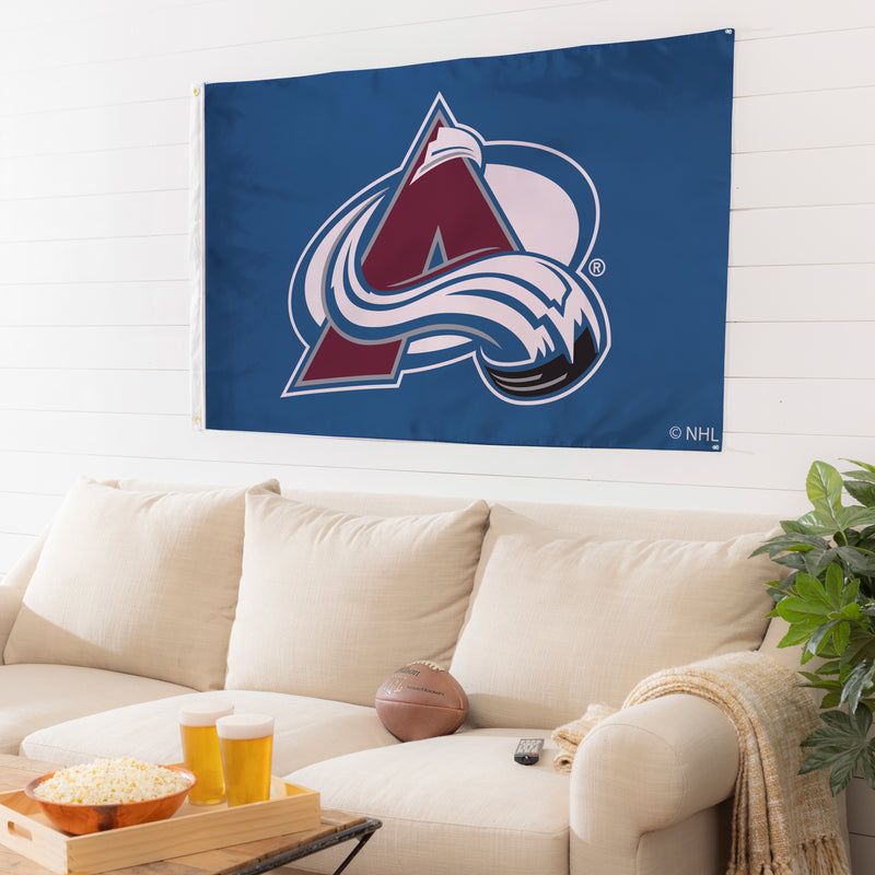 3'x5' Single Sided Flag w/ 2 Grommets, Colorado Avalanche,174356