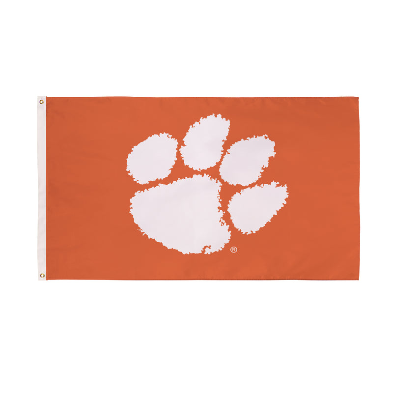 3'x5' Single Sided Flag w/ 2 Grommets, Clemson University,17912