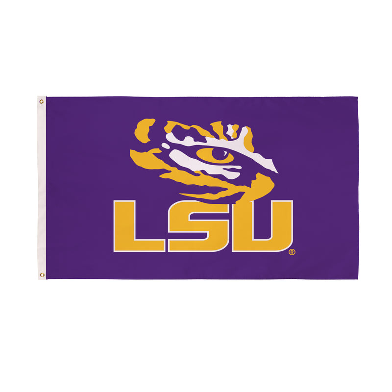 3'x5' Single Sided Flag w/ 2 Grommets, Louisiana State University,17921