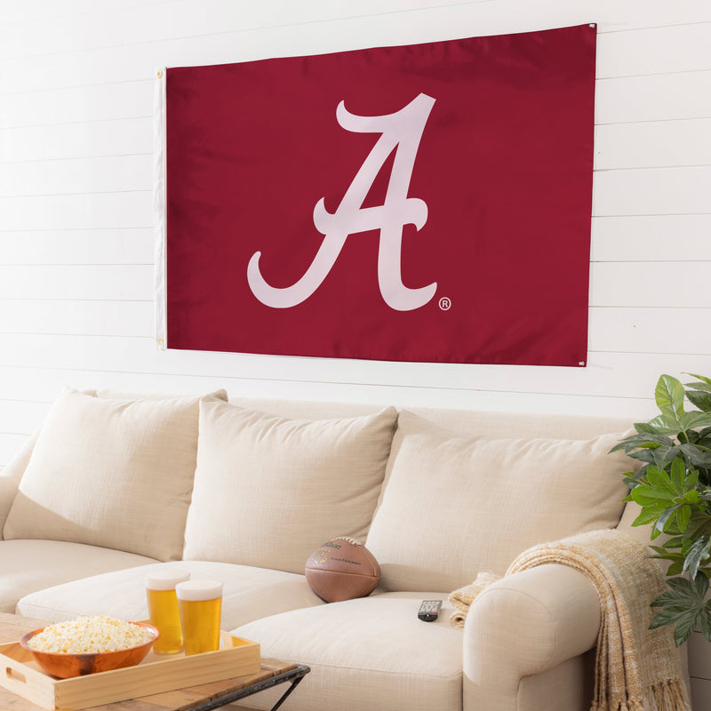 3'x5' Single Sided Flag w/ 2 Grommets, University of Alabama,17924