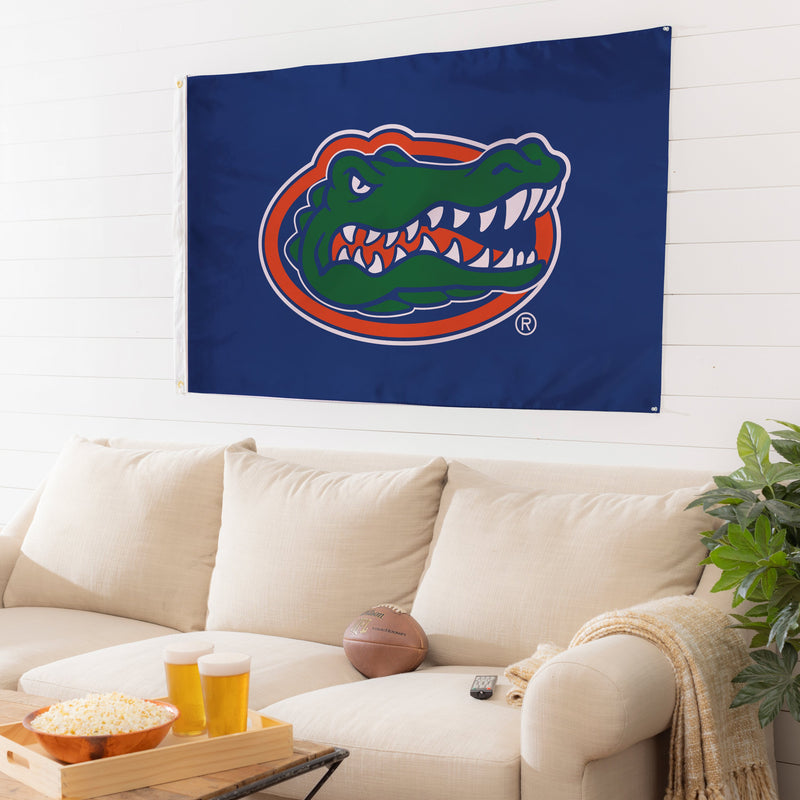 3'x5' Single Sided Flag w/ 2 Grommets, University of Florida,17939