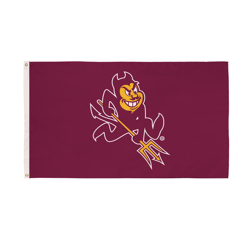 3'x5' Single Sided Flag w/ 2 Grommets, Arizona State University,17947