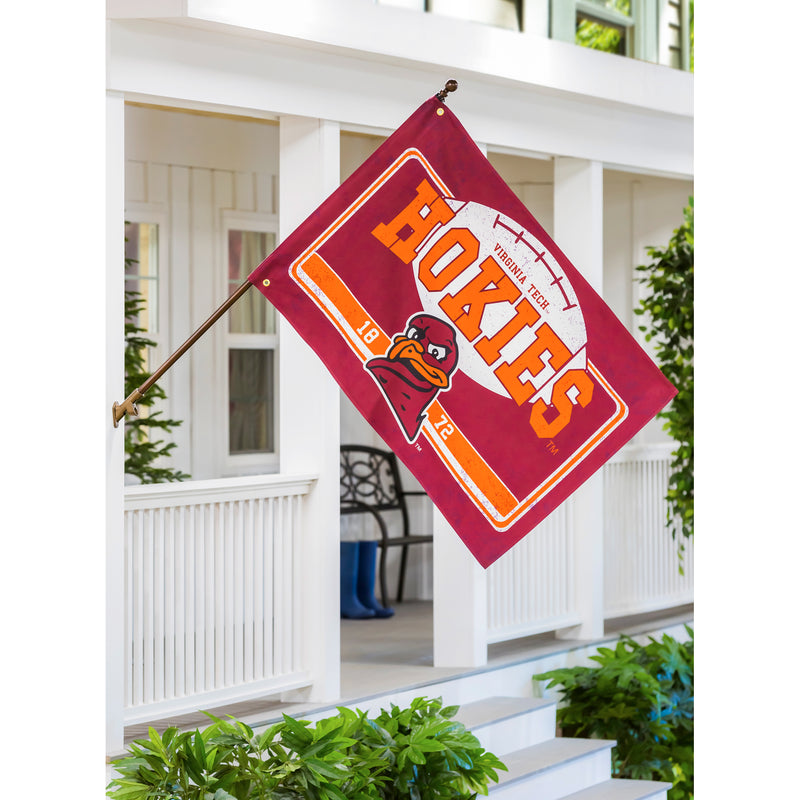 Virginia Tech, Linen Estate Flag,17l903