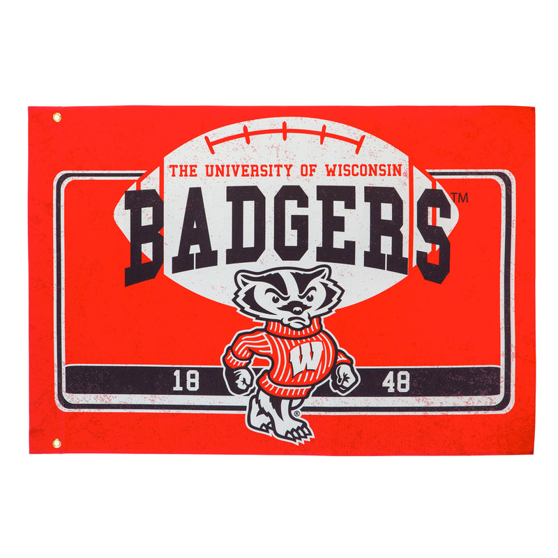 University of Wisconsin-Madison, Linen Estate Flag,17l984