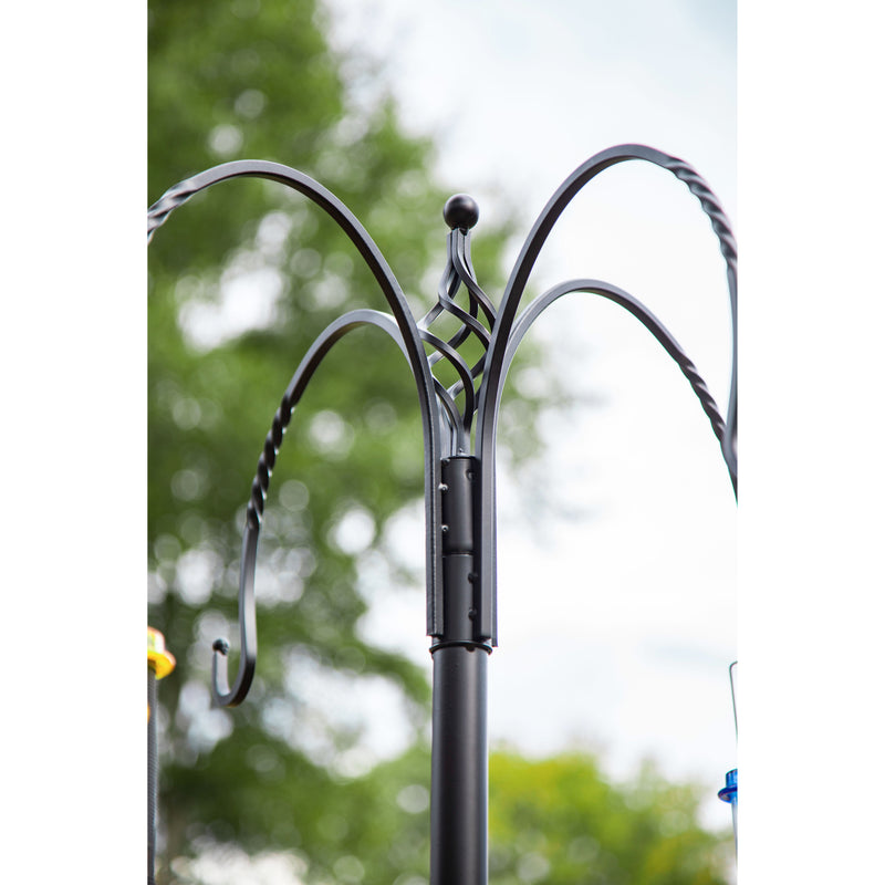 92" Premier Wild Bird Feeding Station, Includes Bird Feeders & Squirrel Baffle,2bf2160