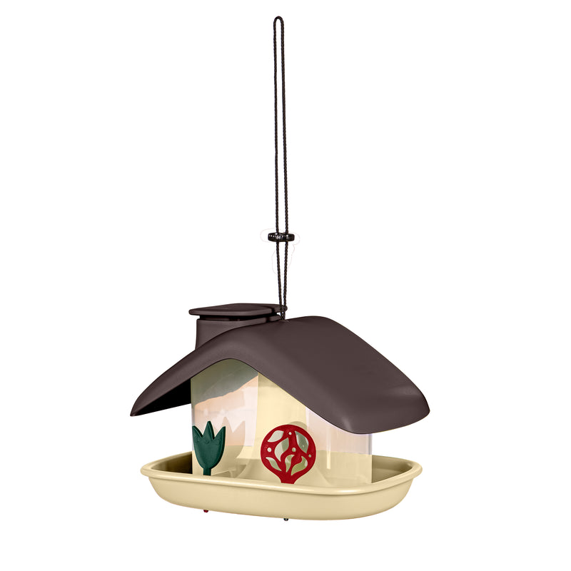 Recycled Plastic Bird Feeder, Brown,2bf7293