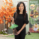 Metal Mushroom Hanging Bird Feeder,2bf7297