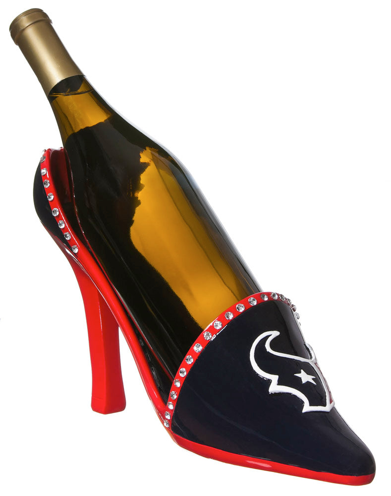 Decorative Team Shoe Wine Bottle Holder, Houston Texans,2bhs3812