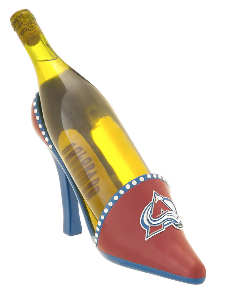 Decorative Team Shoe Wine Bottle Holder, Colorado Avalanche,2bhs4356