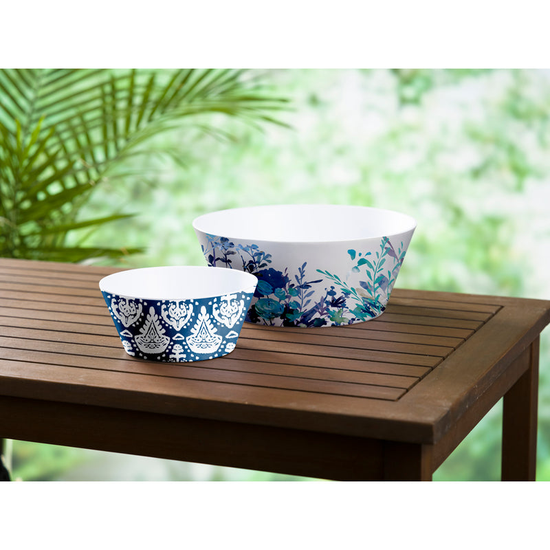 20 OZ  Melamine Bowl, Oasis Blue,2bl7020