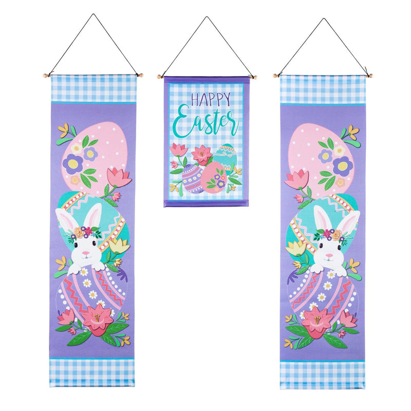 Easter Bunny and Eggs Door Banner Kit,2dbk1812