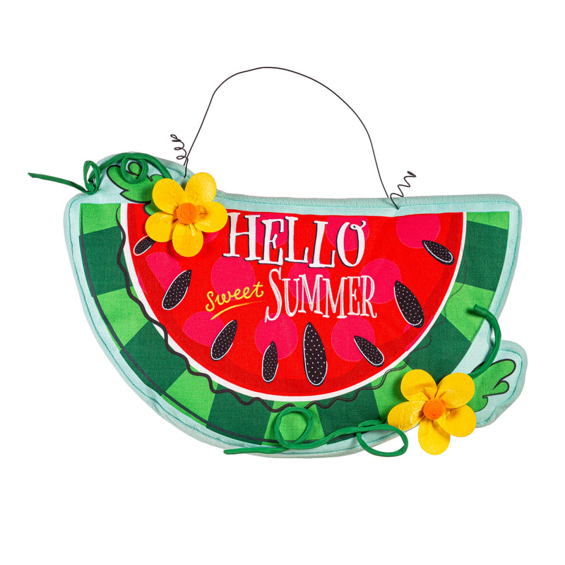 Hello Sweet Summer Watermelon Estate Door Décor,2deb2543