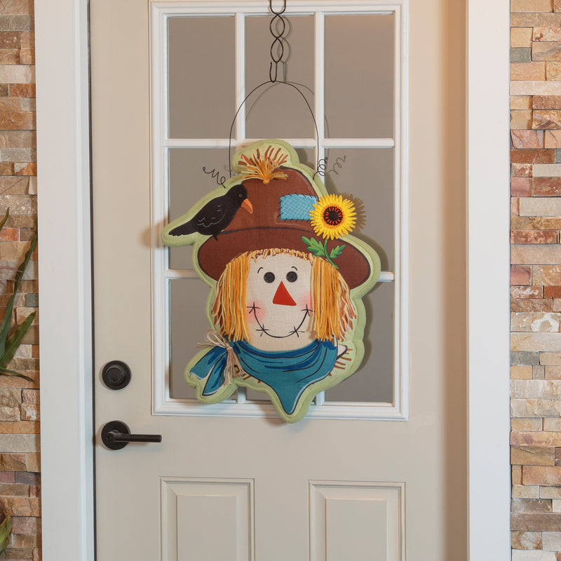 Scarecrow and Friend Estate Door Décor,2deb2577