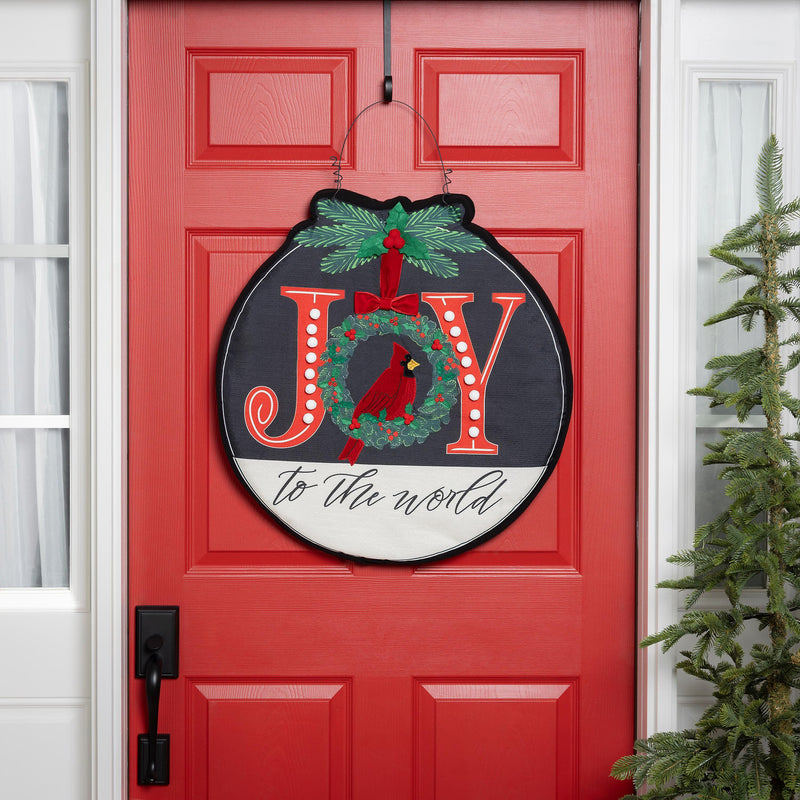 Joy to the World Wreath Estate Door Décor,2deb2606