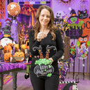 Lit Witch in Cauldron Door Decor,2dhb2412mbl