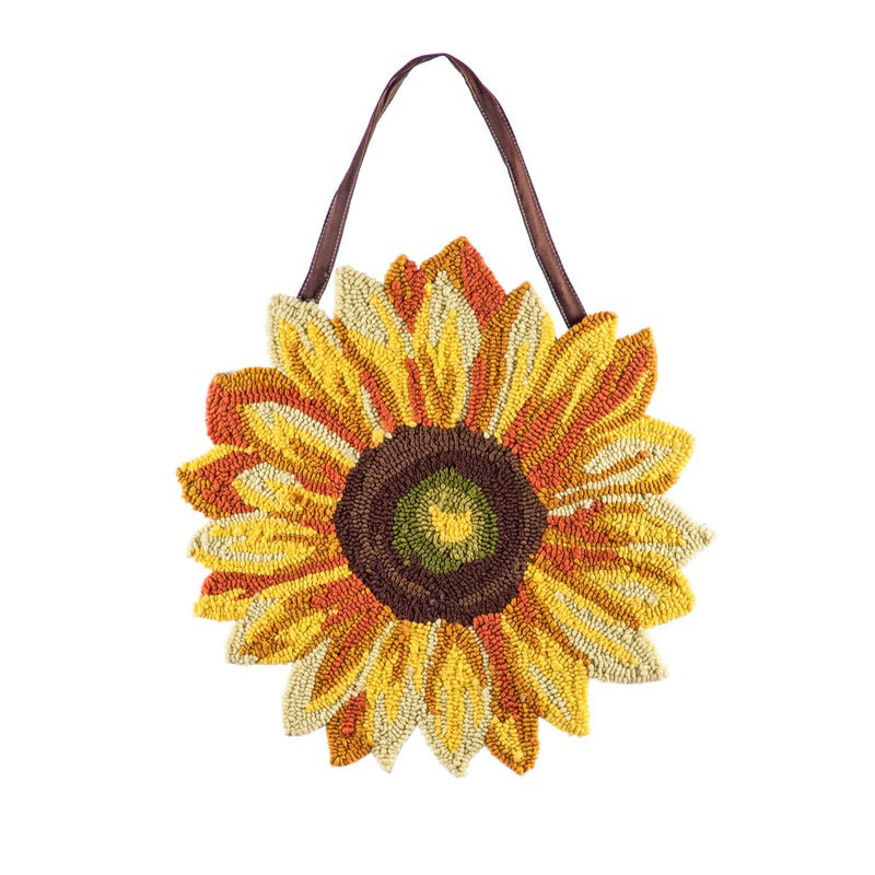 Sunflower Hooked Door Décor,2dhp1592